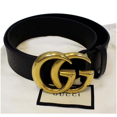 replica gucci leather belt with gg buckle|gucci double g belt black.